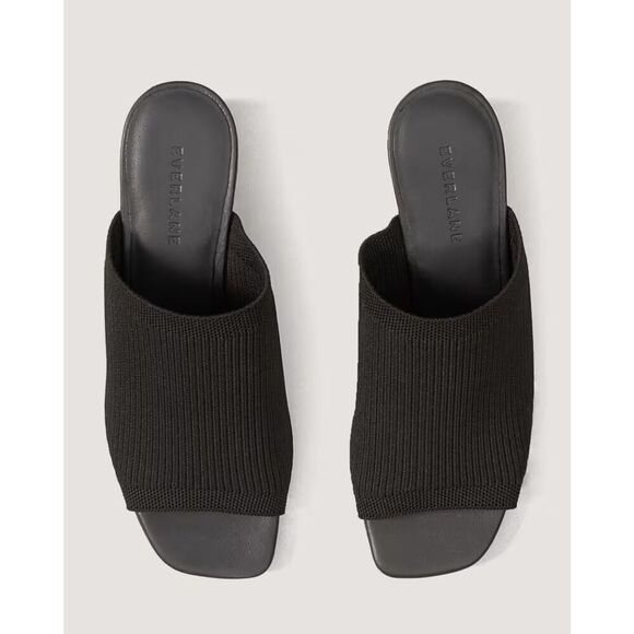 Everlane The Glove Mule in ReKnit in Black Size 7 NEW - Picture 6 of 16